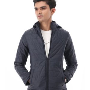 Level Men Navy Puffer Jacket