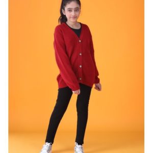 Girls Red Sweater
