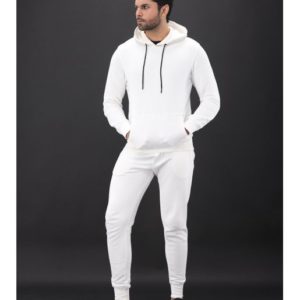 Level Solid White Winter Tracksuit
