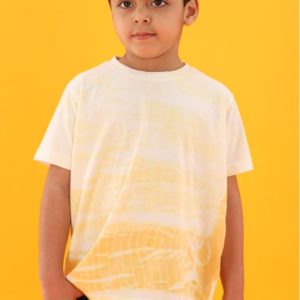 Yellow Bee Boys Tie & Dye Tees